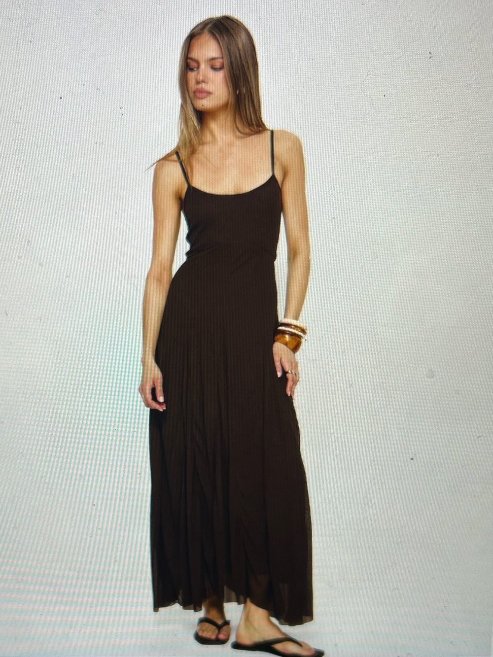 Princess Polly Black Maxi Slip Dress